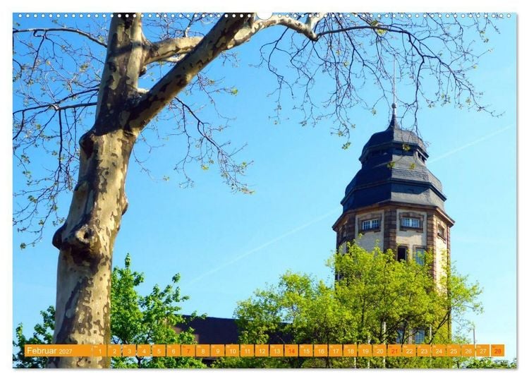 Produktbild: Gr&uuml;nes Mannheim (Wandkalender 2027 DIN A2 quer), CALVENDO Monatskalender