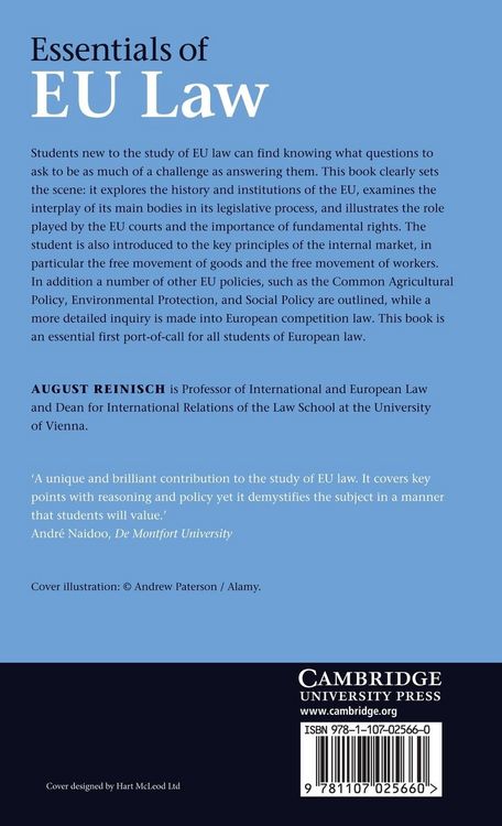 Produktbild: Essentials of Eu Law