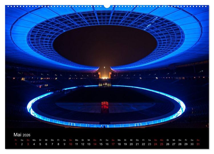 Produktbild: Colours of Berlin (hochwertiger Premium Wandkalender 2026 DIN A2 quer), Kunstdruck in Hochglanz