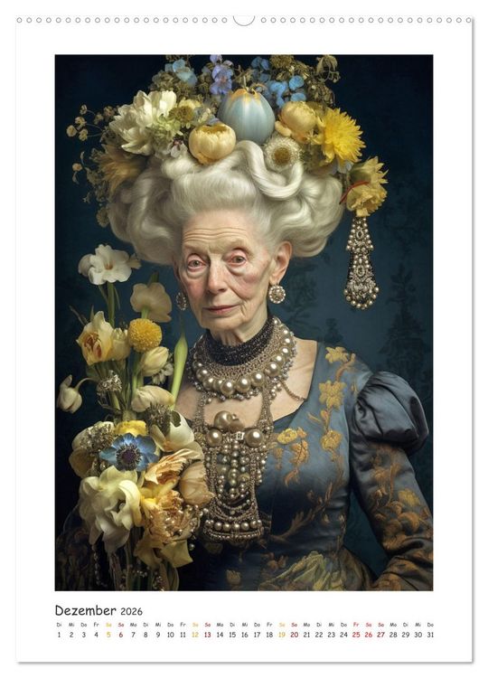 Produktbild: Au&szlig;ergew&ouml;hnliche Portraits (hochwertiger Premium Wandkalender 2026 DIN A2 hoch), Kunstdruck in Hochglanz
