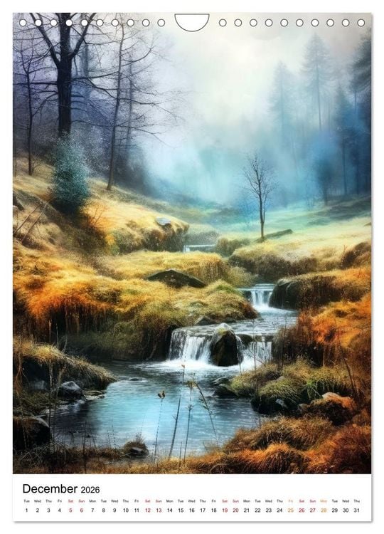 Produktbild: Rhythmic Nature (Wall Calendar 2026 DIN A4 portrait), CALVENDO 12 Month Wall Calendar