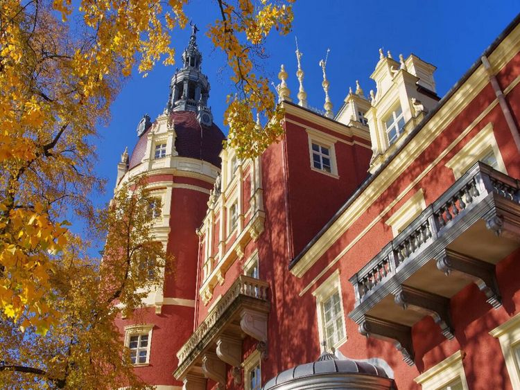 Produktbild: CALVENDO Puzzle Schloss Bad Muskau | 1000 Teile Lege-Gr&ouml;&szlig;e 64x48cm Foto-Puzzle f&uuml;r gl&uuml;ckliche Stunden