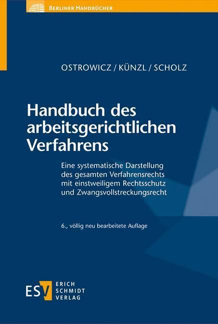 Produktbild: Handbuch des arbeitsgerichtlichen Verfahrens