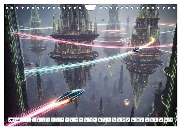 Produktbild: Welten aus Licht (Wandkalender 2026 DIN A4 quer), CALVENDO Monatskalender