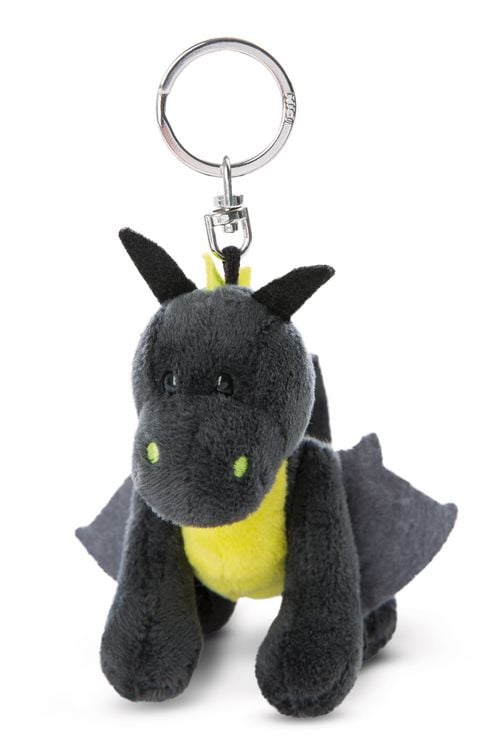 Produktbild: NICI 47992 - Drache Dragor, schwarz-gelb, Schl&uuml;sselanh&auml;nger, 9 cm