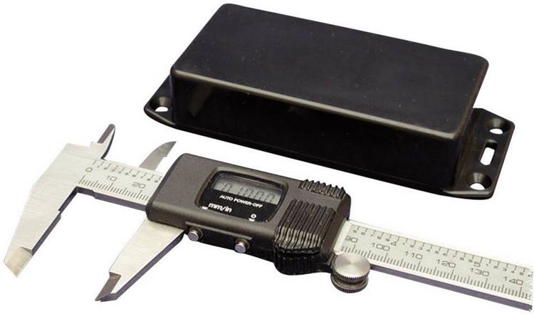 Produktbild: Hammond Electronics 1591TSFLBK Universal-Geh&auml;use 120 x 80 x 59 ABS Schwarz 1St.