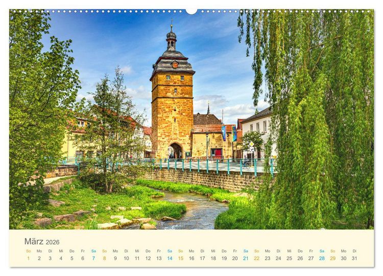 Produktbild: Bad Staffelstein - Gottesgarten am Obermain (hochwertiger Premium Wandkalender 2026 DIN A2 quer), Kunstdruck in Hochglanz