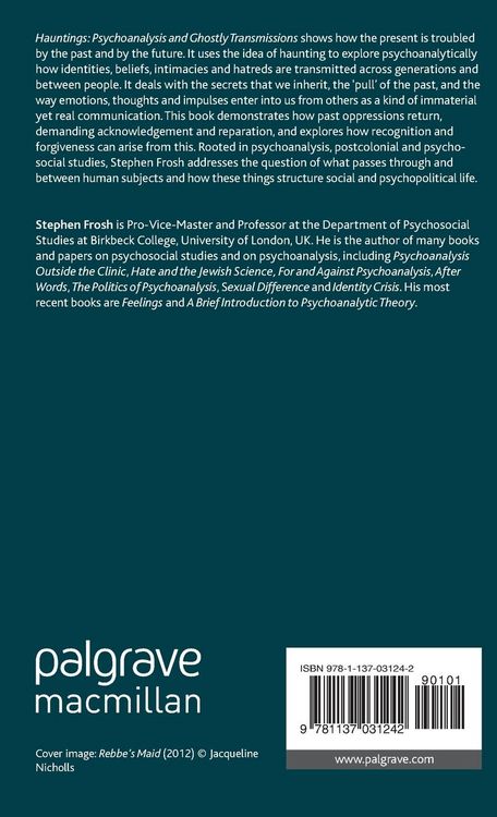 Produktbild: Hauntings: Psychoanalysis and Ghostly Transmissions