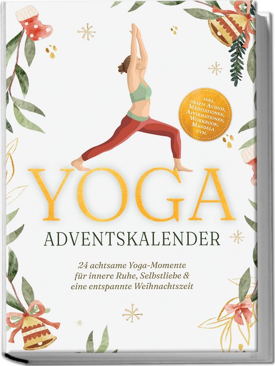 Produktbild: Yoga Adventskalender: 24 achtsame Yoga-Momente f&uuml;r innere Ruhe, Selbstliebe & ei