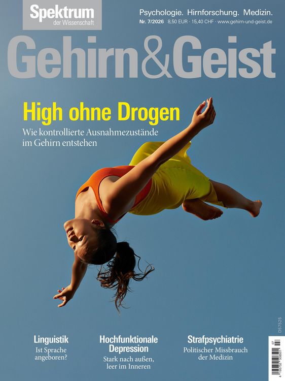 Produktbild: Gehirn&Geist 7/2026 High ohne Drogen