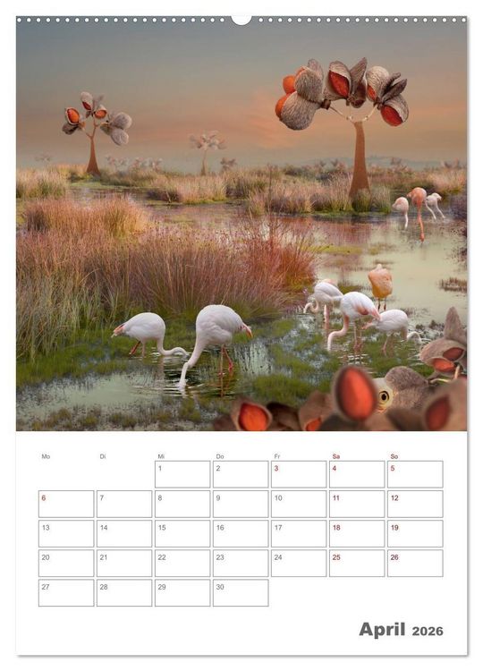 Produktbild: Surrealistische Reisen (hochwertiger Premium Wandkalender 2026 DIN A2 hoch), Kunstdruck in Hochglanz