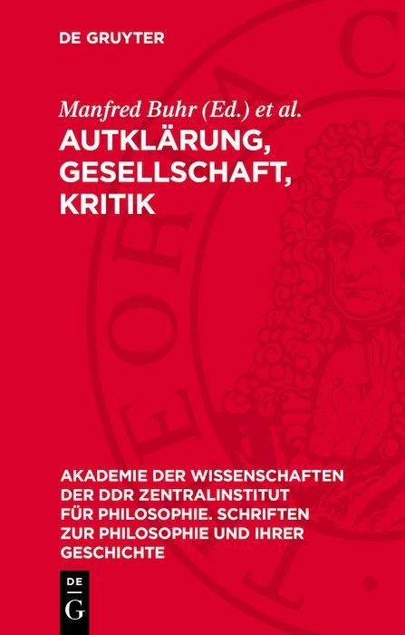 Produktbild: Aufkl&auml;rung, Gesellschaft, Kritik