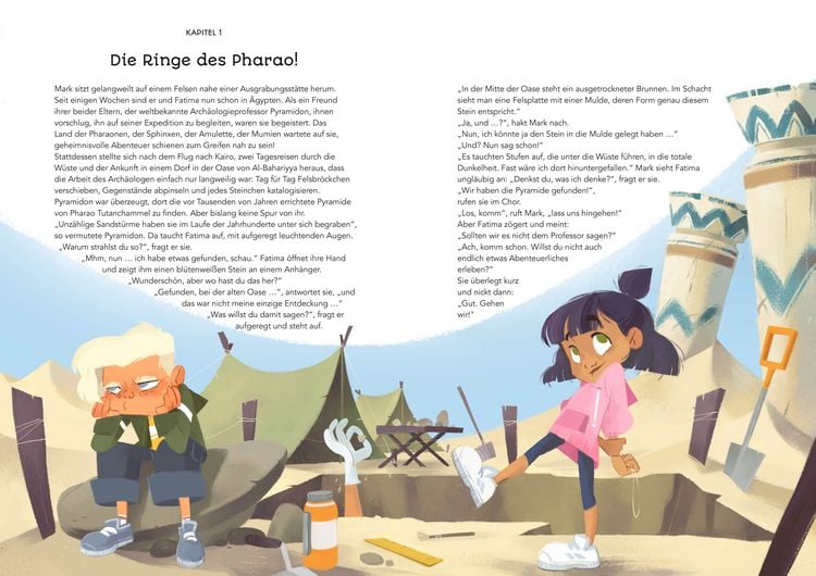 Produktbild: Escape! Das Abenteuer-Game-Buch: Der Fluch des Pharao
