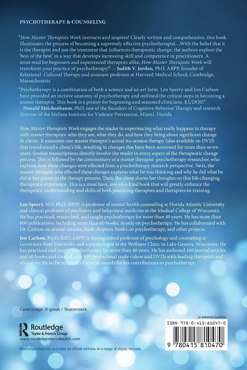 Produktbild: How Master Therapists Work