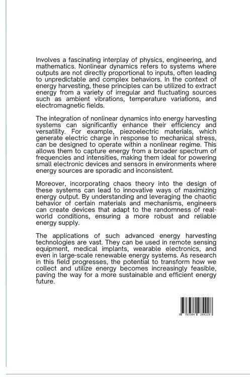 Produktbild: Harnessing Chaos: Nonlinear Dynamics in Integrated Energy Harvesting Systems
