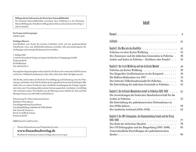 Produktbild: Die k&uuml;rzeste Geschichte von Israel und Pal&auml;stina