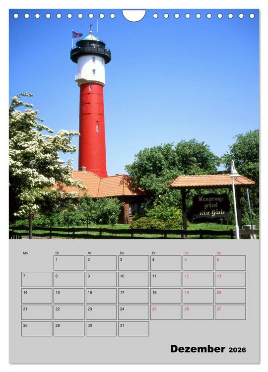 Produktbild: Attraktive Leuchtt&uuml;rme (Wandkalender 2026 DIN A4 hoch), CALVENDO Monatskalender