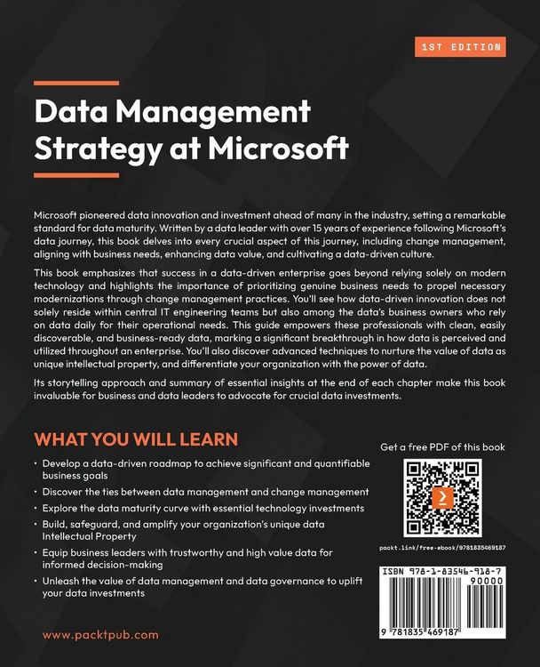 Produktbild: Data Management Strategy at Microsoft