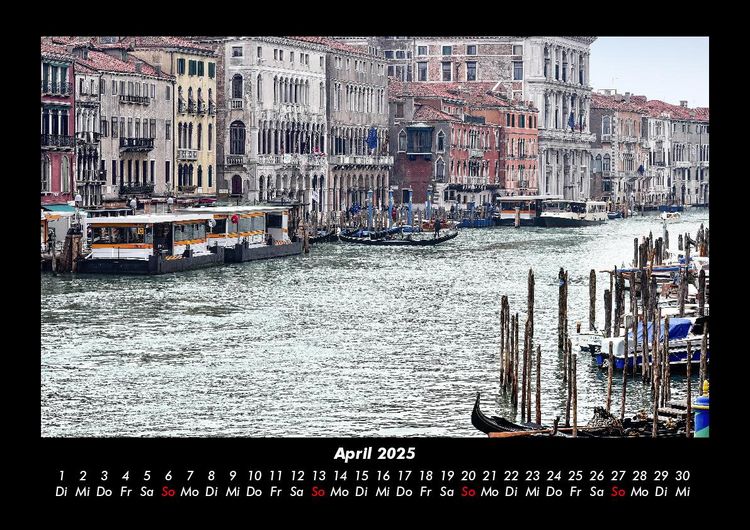 Produktbild: Venedig 2025 Fotokalender DIN A3