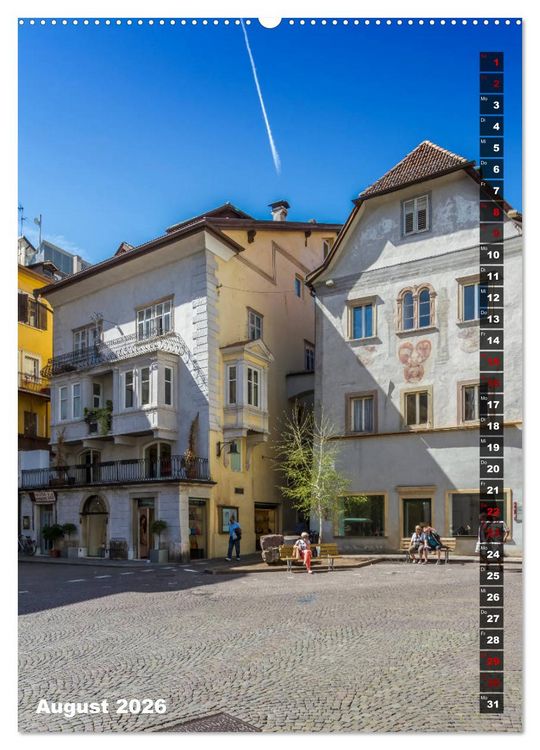 Produktbild: Stadtherz BOZEN (hochwertiger Premium Wandkalender 2026 DIN A2 hoch), Kunstdruck in Hochglanz