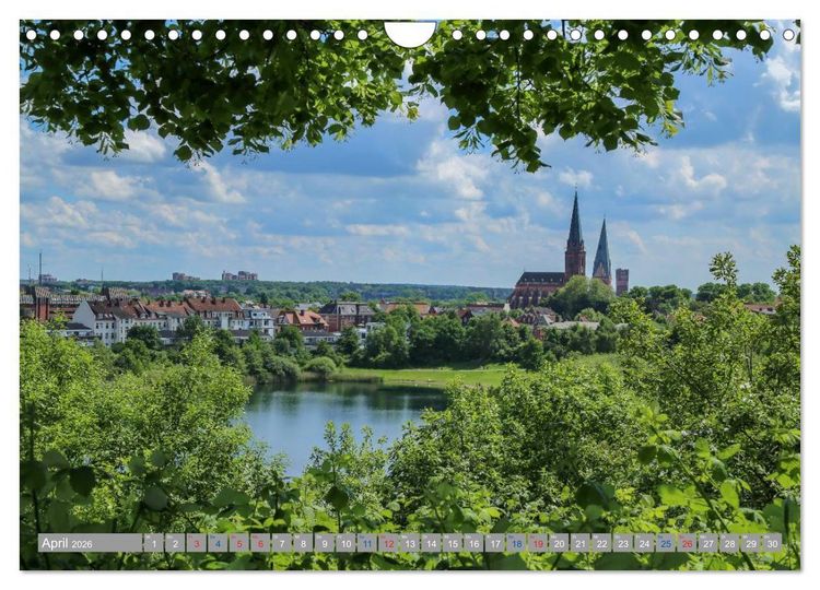 Produktbild: L&uuml;neburg - Eine mittelalterliche und romantische Hansestadt (Wandkalender 2026 DIN A4 quer), CALVENDO Monatskalender