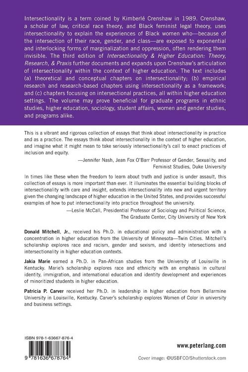 Produktbild: Intersectionality & Higher Education