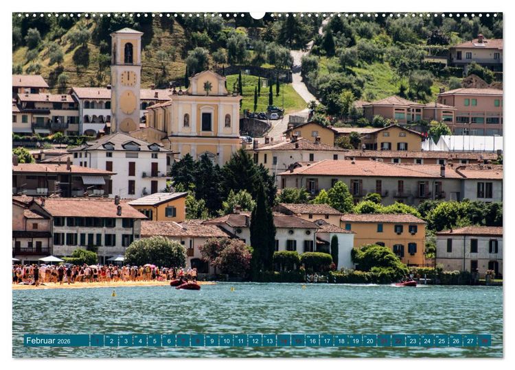 Produktbild: Iseo-See (Wandkalender 2026 DIN A2 quer), CALVENDO Monatskalender