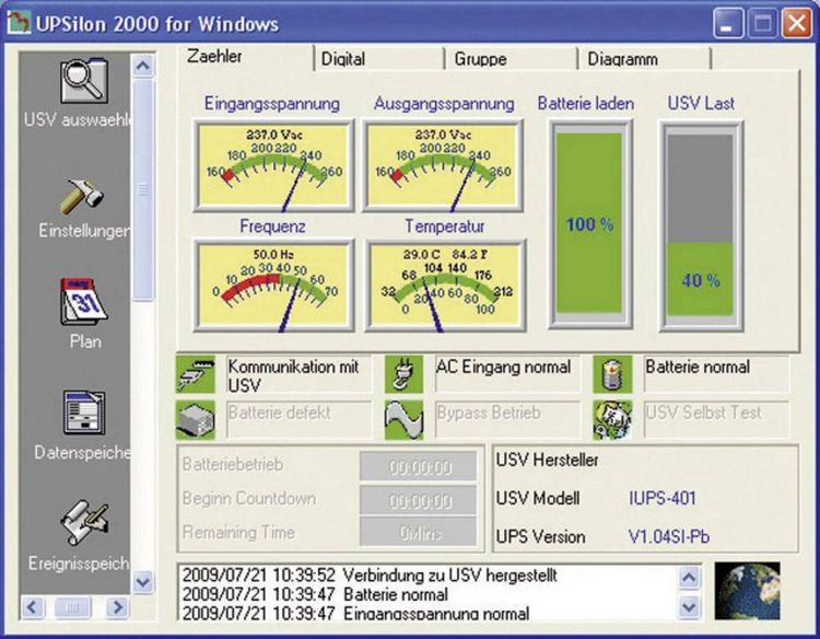 Produktbild: Bicker Elektronik IUPS-401 USV 400 VA