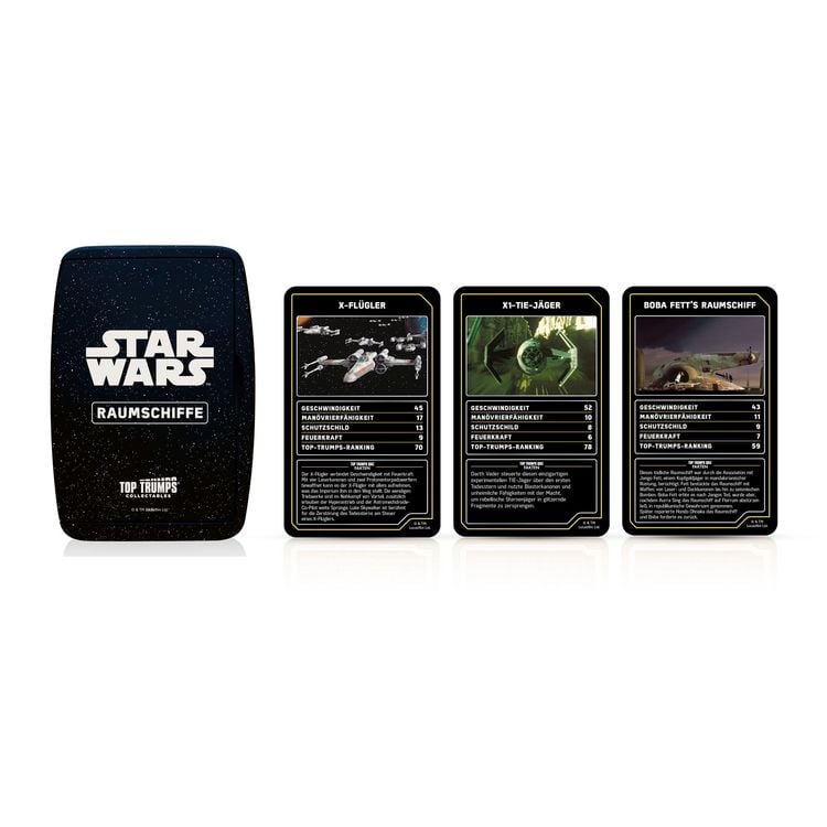 Produktbild: Top Trumps Star Wars Raumschiffe Collectables