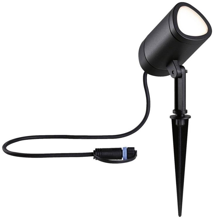 Produktbild: Paulmann 94849 Beleuchtungssystem Plug & Shine LED-Gartenstrahler LED 6.5W RGBW Anthrazit