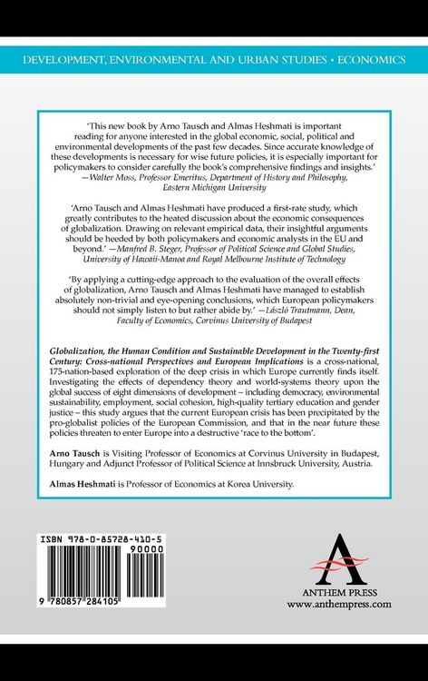 Produktbild: Globalization, the Human Condition and Sustainable Development in the Twenty-first Century
