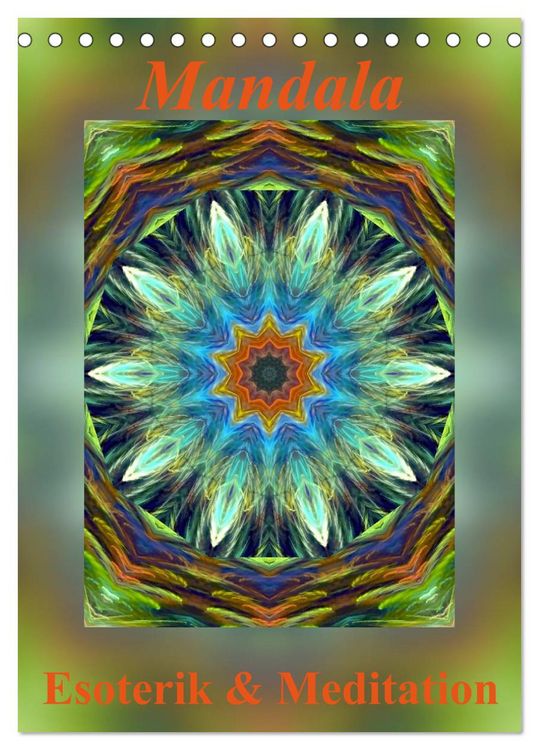Produktbild: Mandala - Esoterik & Meditation (Tischkalender 2026 DIN A5 hoch), CALVENDO Monatskalender