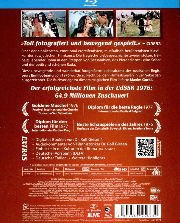 Produktbild: Das Zigeunerlager zieht in den Himmel (Wenn die Zigeuner ziehen) (DEFA Filmjuwelen)