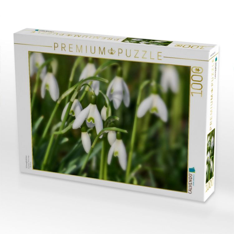 Produktbild: CALVENDO Puzzle Schneegl&ouml;ckchen | 1000 Teile Lege-Gr&ouml;&szlig;e 64x48cm Foto-Puzzle f&uuml;r gl&uuml;ckliche Stunden