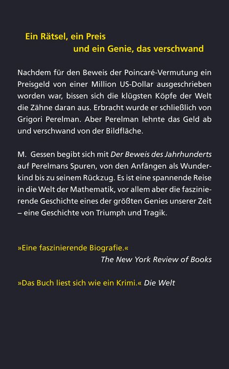 Produktbild: Der Beweis des Jahrhunderts