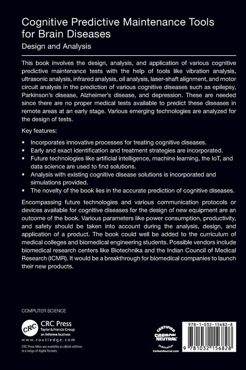Produktbild: Cognitive Predictive Maintenance Tools for Brain Diseases