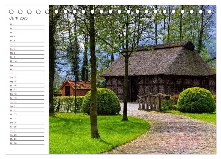 Produktbild: Ostfriesland - zwischen Watt und Moor (Tischkalender 2026 DIN A5 quer), CALVENDO Monatskalender