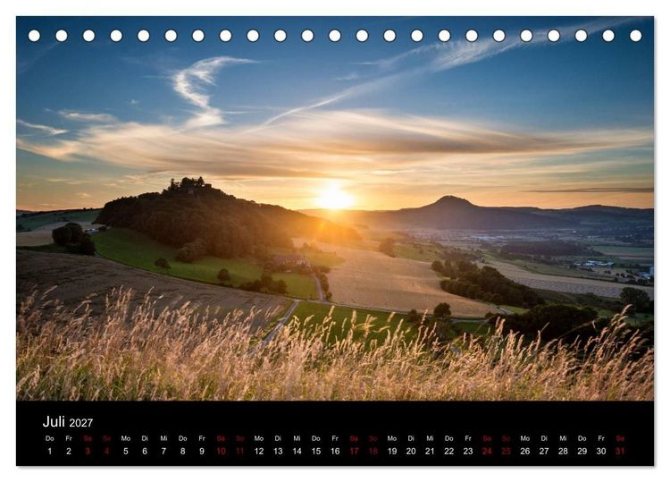 Produktbild: Der Hegau - Wanderparadies am westlichen Bodensee (Tischkalender 2027 DIN A5 quer), CALVENDO Monatskalender