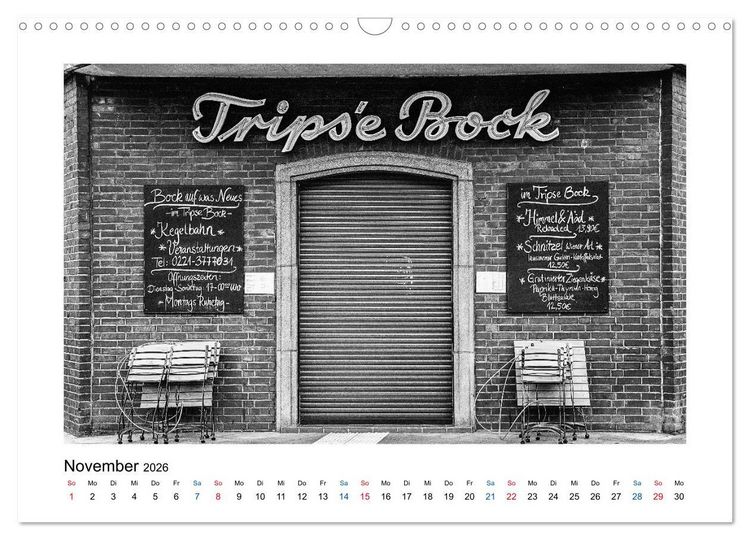 Produktbild: K&ouml;ln. 12 Orte - 1 Stadt (Wandkalender 2026 DIN A3 quer), CALVENDO Monatskalender