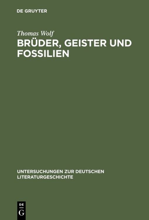 Produktbild: Br&uuml;der, Geister und Fossilien