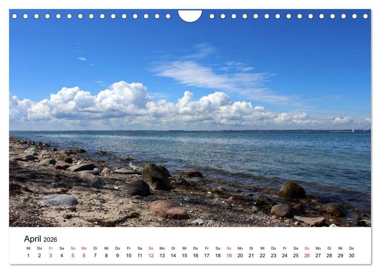 Produktbild: Ostseek&uuml;ste 2026 (Wandkalender 2026 DIN A4 quer), CALVENDO Monatskalender