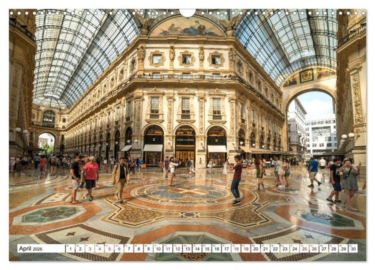Produktbild: Italien - Mailand (Wandkalender 2026 DIN A3 quer), CALVENDO Monatskalender