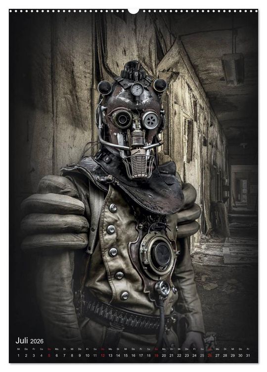 Produktbild: Steampunk Artwork (hochwertiger Premium Wandkalender 2026 DIN A2 hoch), Kunstdruck in Hochglanz
