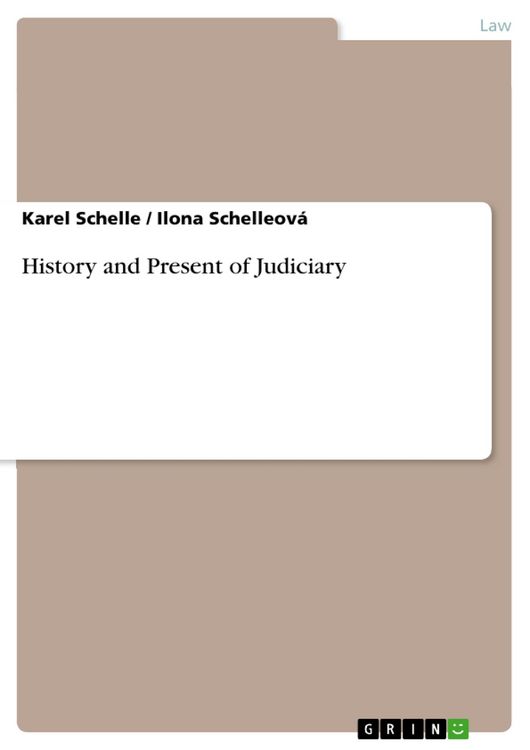 Produktbild: History and Present of Judiciary