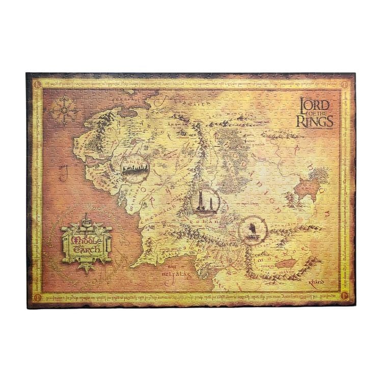 Produktbild: Puzzle Karte von Mittelerde 1.000 Teile