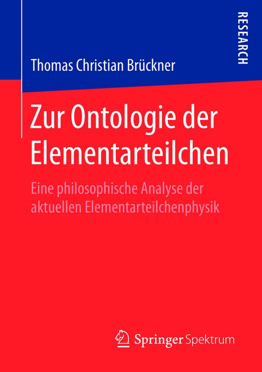 Produktbild: Zur Ontologie der Elementarteilchen