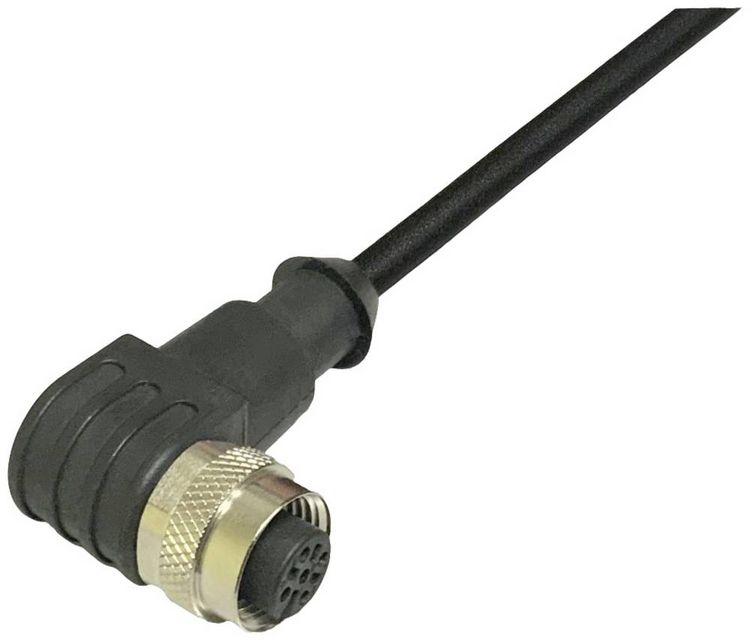 Produktbild: BKL Electronic 2702010 Sensor-/Aktor-Anschlussleitung M12 Kupplung, gewinkelt 5 m Polzahl Sensoren: 3 1 St.