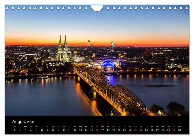Produktbild: K&ouml;lner - Blickwinkel (Wandkalender 2026 DIN A4 quer), CALVENDO Monatskalender