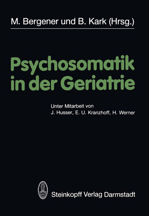 Produktbild: Psychosomatik in der Geriatrie