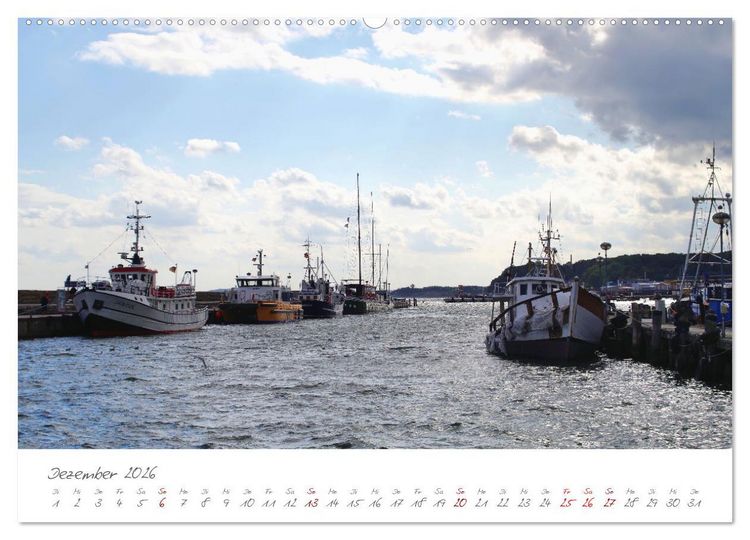 Produktbild: Mein Sassnitz - Hafenstadt und Erholungsort an der Kreidek&uuml;ste von R&uuml;gen (Wandkalender 2026 DIN A2 quer), CALVENDO Monatskalender